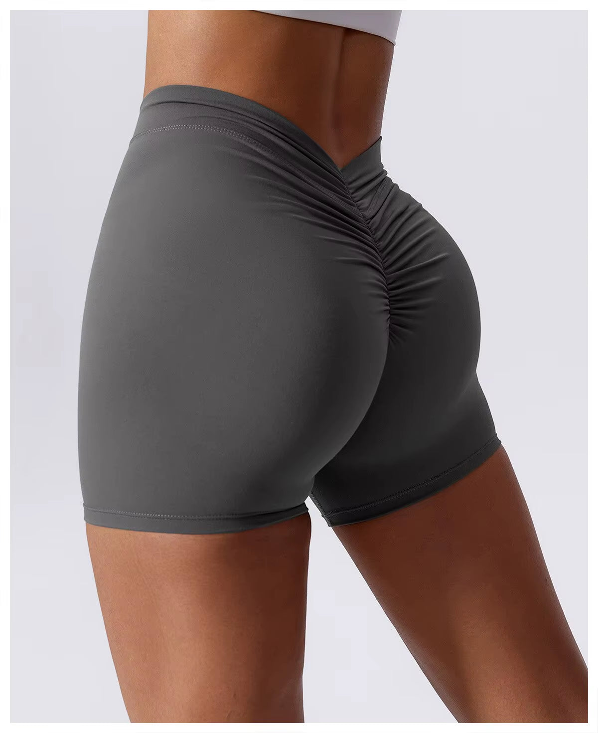 Sexy stretch yogashorts voor dames met heuplifting en buikspierversteviging Strakke fitness hardloopbroeken aan de buitenkant