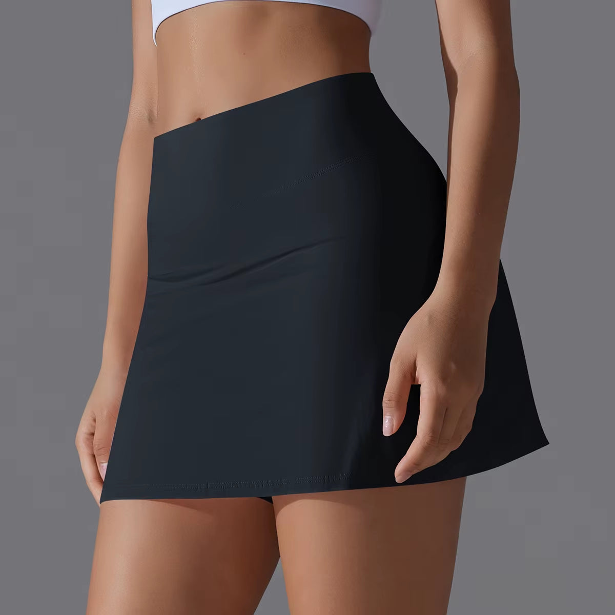 Yogarok Badminton Tennisrok Hoge taille snel drogend