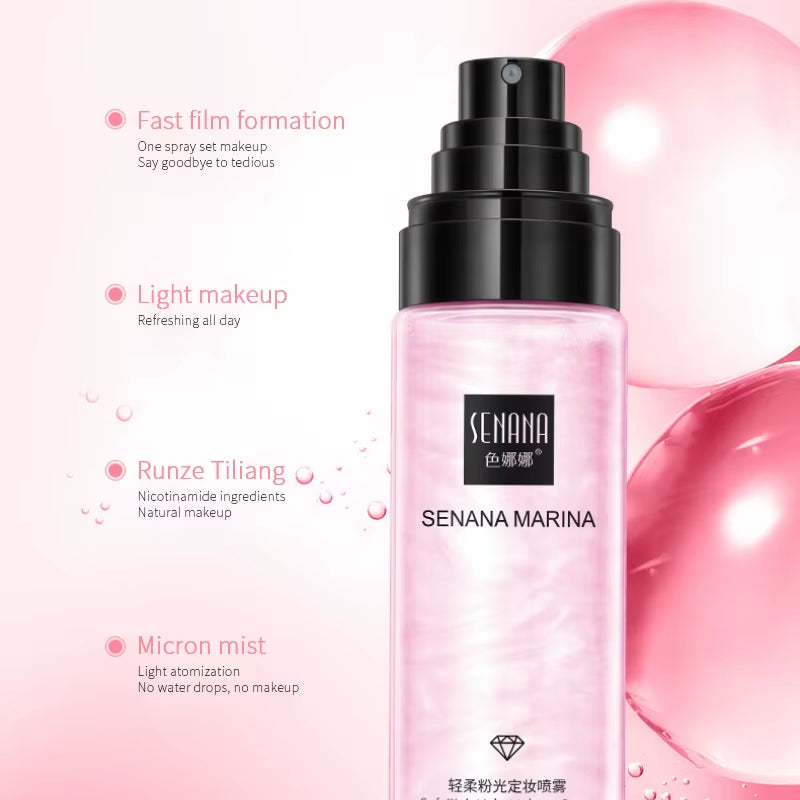 100Ml Make-up Fixeer Spray Waterproof Zweetbestendig Langdurig Olie Controle Hydraterende Make-up Fixerende Fixerende Spray Cosmetica