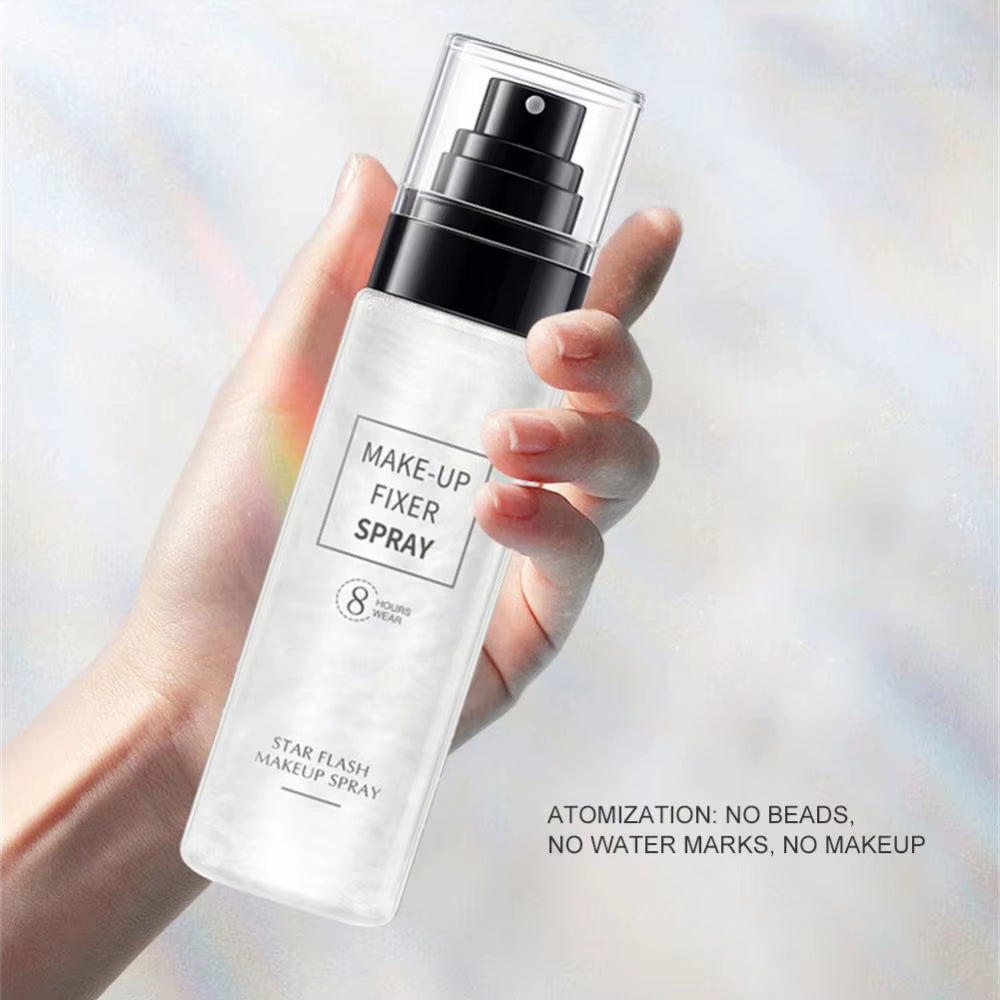 100Ml Make-up Fixeer Spray Waterproof Zweetbestendig Langdurig Olie Controle Hydraterende Make-up Fixerende Fixerende Spray Cosmetica