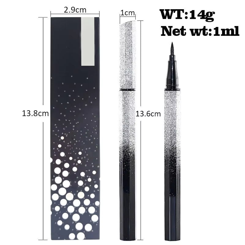 1 PC Nieuw Merk Vrouwen Zwarte Vloeibare Eyeliner Langdurige Waterdichte Eyeliner Potlood Pen Mooie Make-up Cosmetische Hulpmiddelen