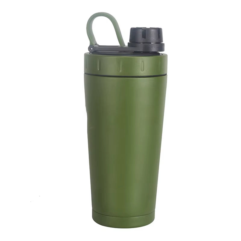 700 ML Rvs Eiwit Shaker - Mengbeker 