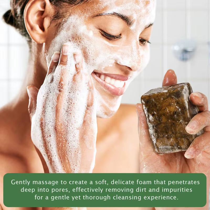 Beautybosss Raw African Black Soap – 100% Natuurlijk & Handgemaakt