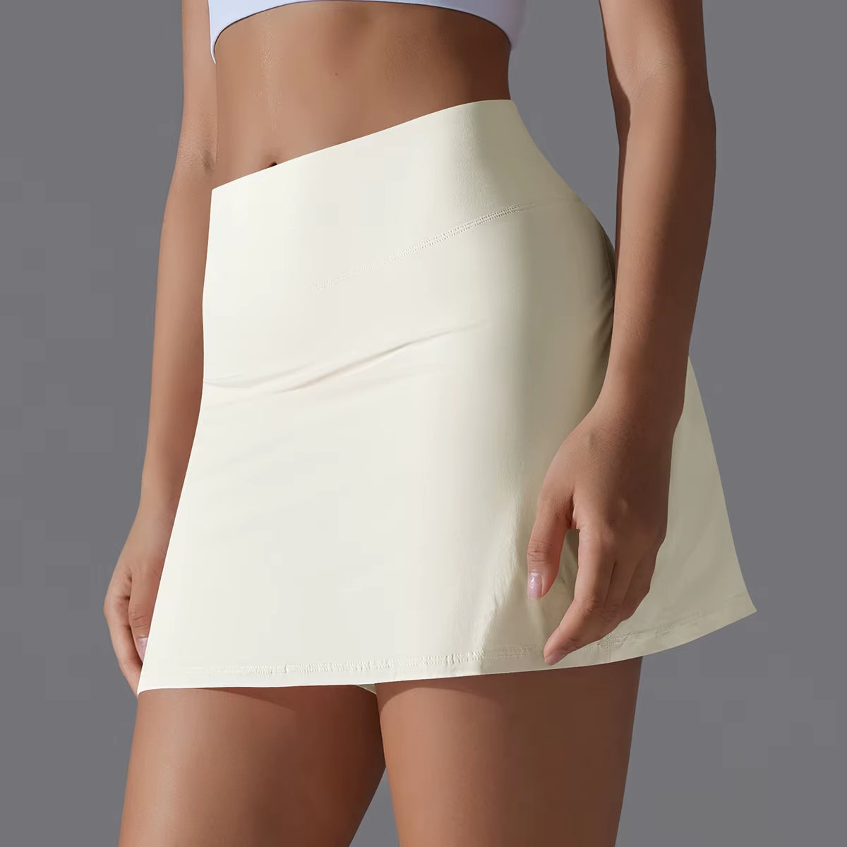 Yogarok Badminton Tennisrok Hoge taille snel drogend