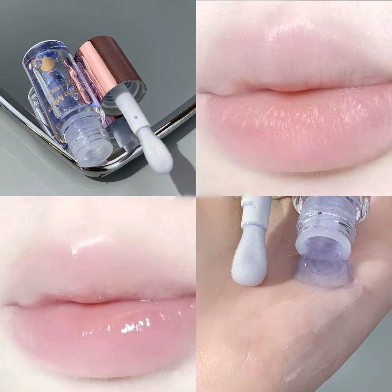 6 Kleuren Hydraterende Vloeibare Lippenstift Jelly Cherry Red Roze Lipgloss Sexy Niet-plakkerige Cup Lip Tint Blijvende Koreaanse Lip Olie Make-up