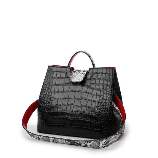 Power & Elegance – Croco Luxe Handtas