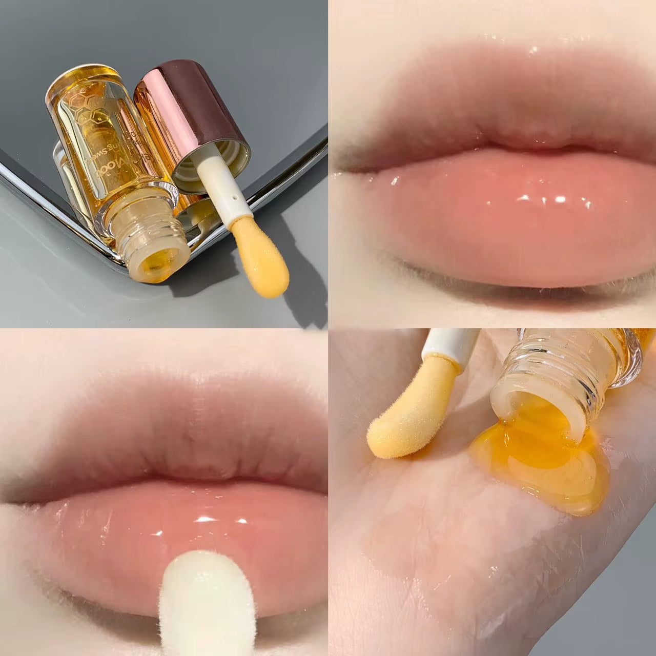 6 Kleuren Hydraterende Vloeibare Lippenstift Jelly Cherry Red Roze Lipgloss Sexy Niet-plakkerige Cup Lip Tint Blijvende Koreaanse Lip Olie Make-up