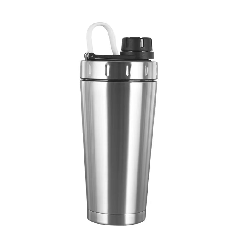 700 ML Rvs Eiwit Shaker - Mengbeker 