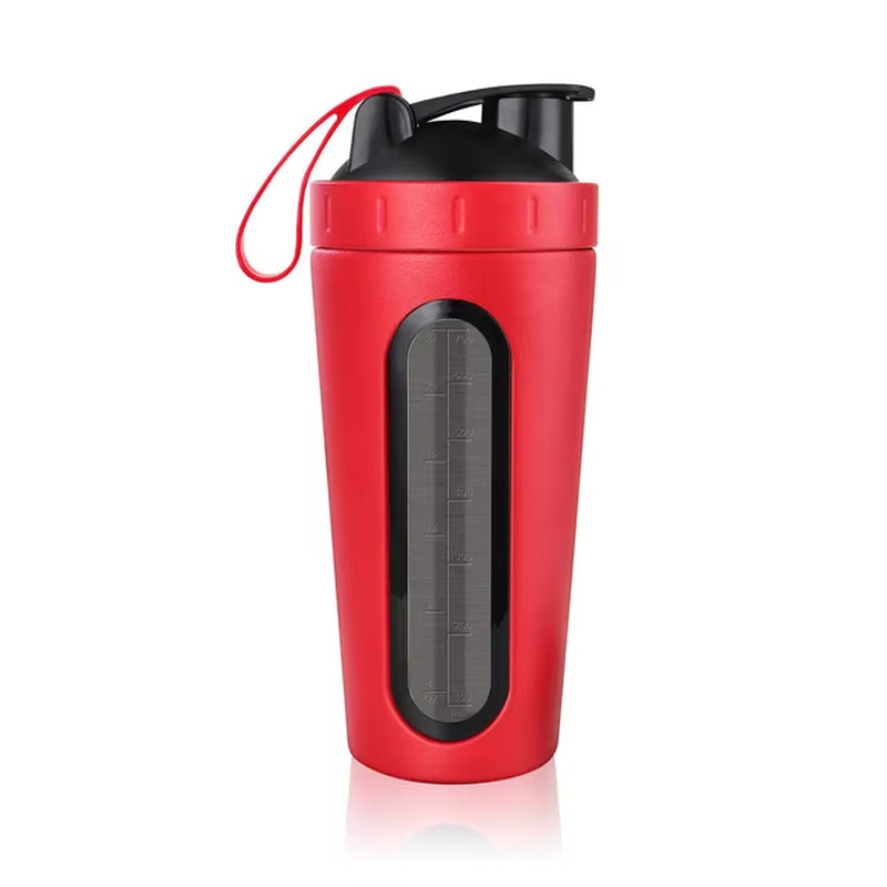 700 ML Rvs Eiwit Shaker - Mengbeker 