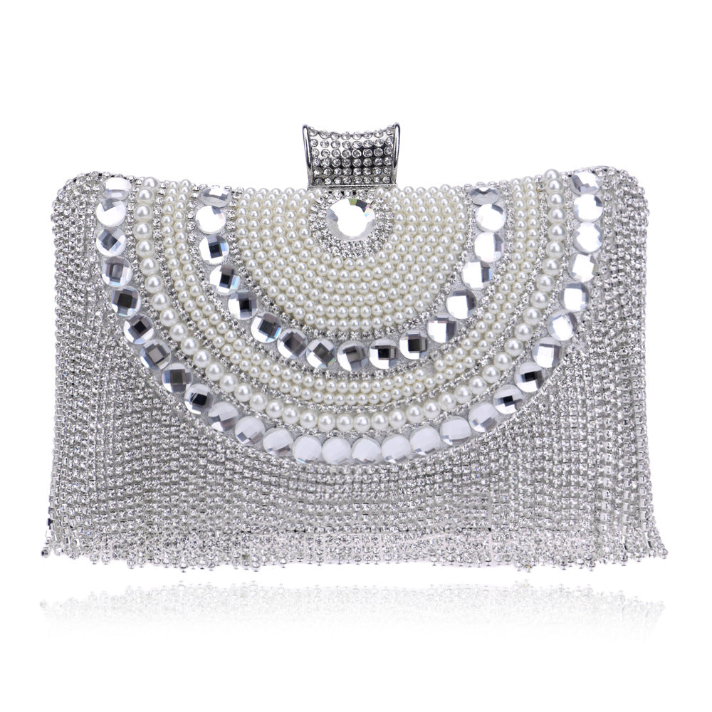 Glam Tassel Evening Clutch – Voor Jouw Stralende Moments