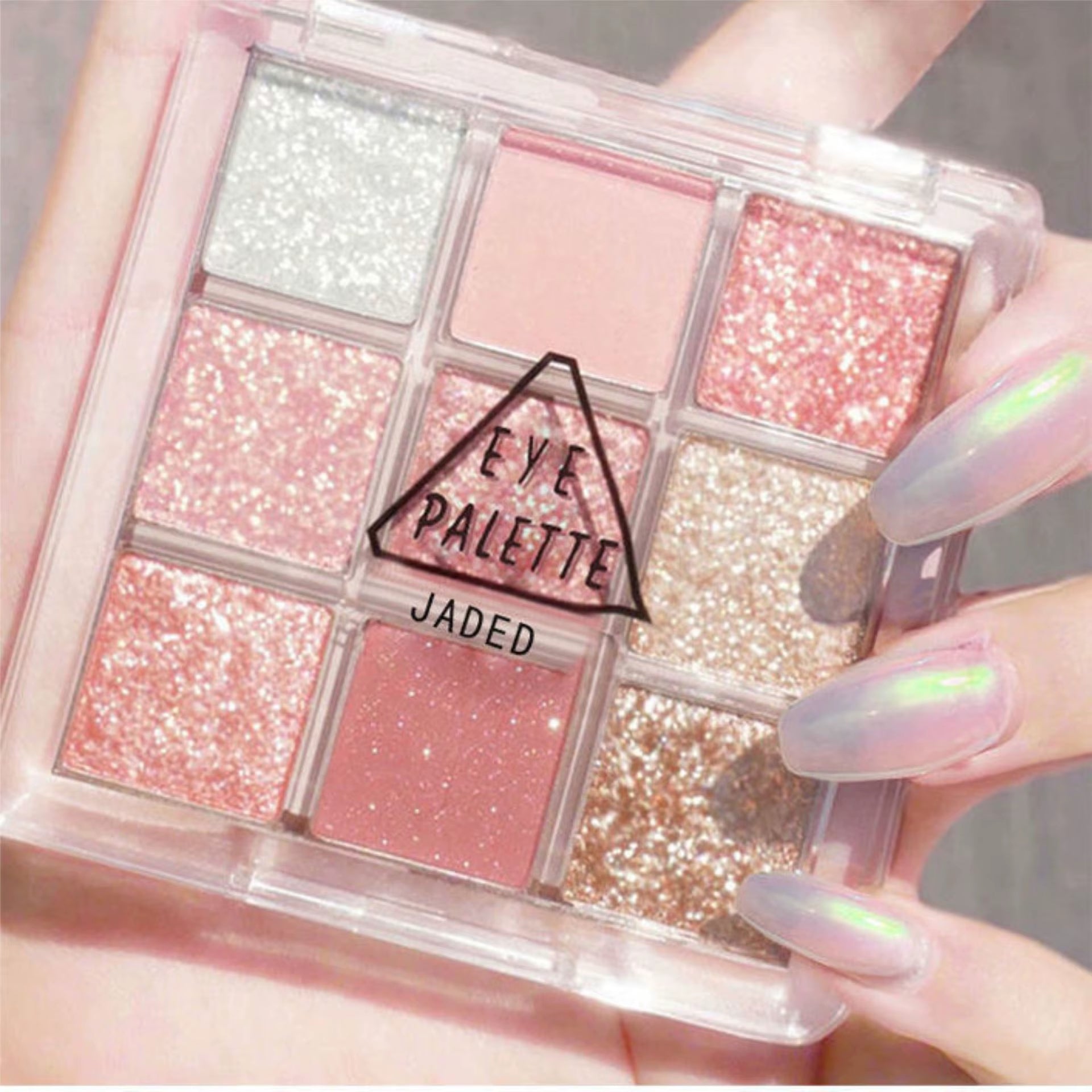 9-Kleur Oogschaduwpalet Boter Oranje Bruin Parelmoer Matte Glitter Oogschaduw Glanzende Oogschaduw Langdurige Oogmake-up Cosmetica