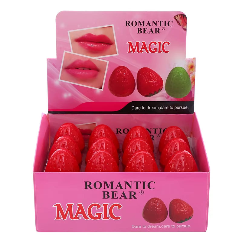 Lady Girls Hydraterende Lippenbalsem Natuurlijke Formule Schattige Voedzame Lipgloss Natuurlijke Aardbei Lippenstift Plant Biologische Lips