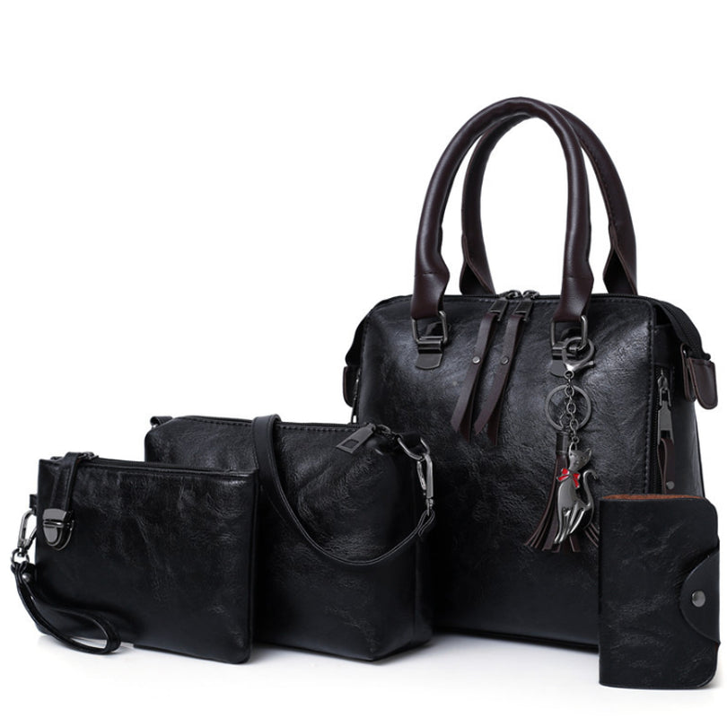 4-in-1 Luxe Handtas Set – Elegant, Praktisch en Stijlvol 