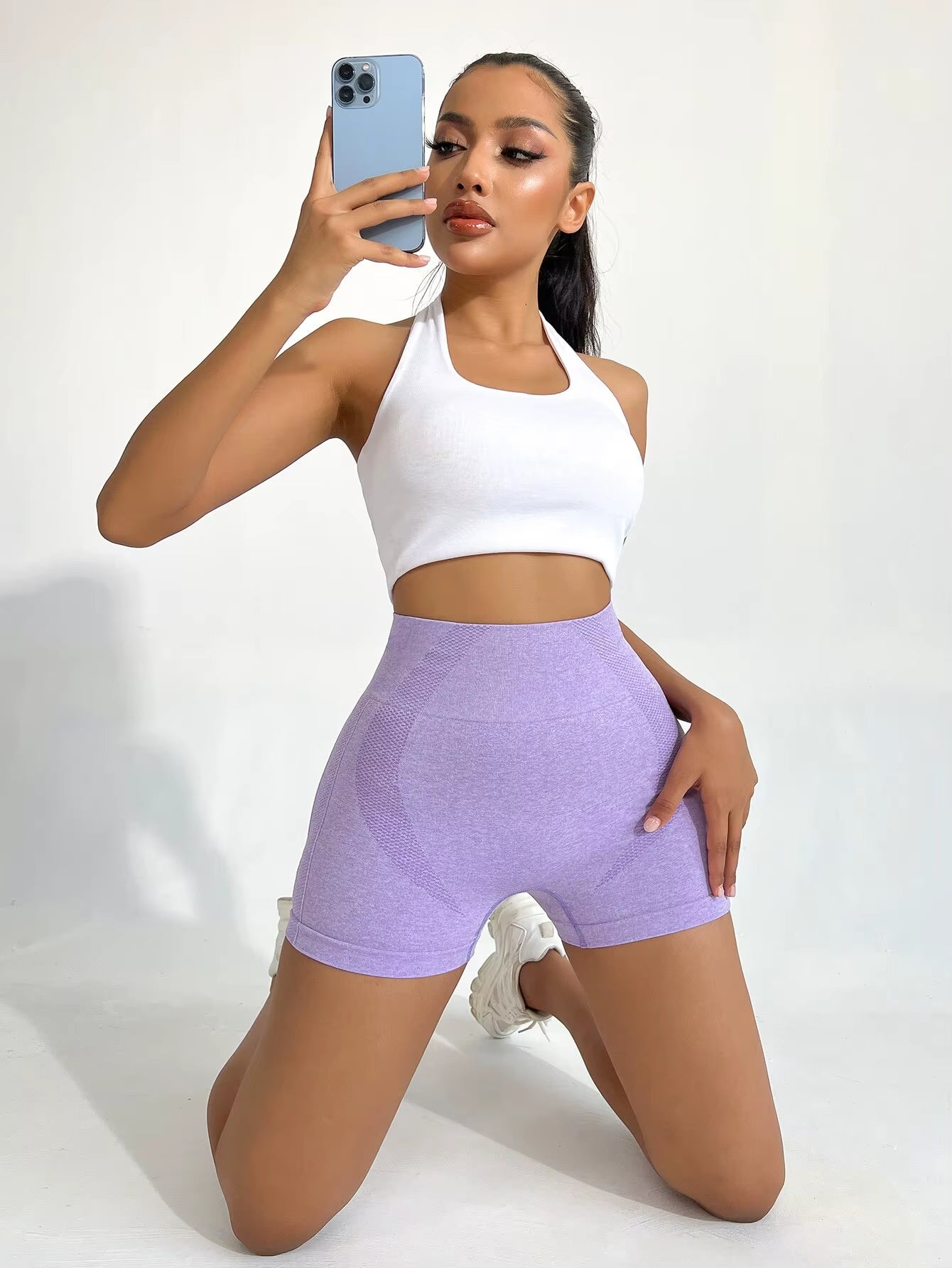 Vrouwen Yoga Shorts Fitness Naadloze Push up Training Snel Droog Sportkleding Shorts Casual Buik Controle Gym Fiets Shorts Vrouwelijk 
