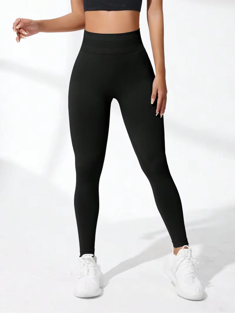 Sport legging met hoge taille naadloze, elastische, ademend