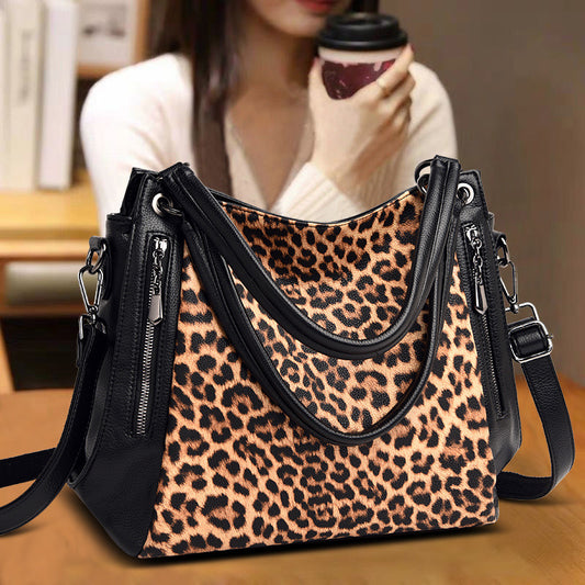   Urban Chic Leopard Print Handtas – Wild & Stylish 