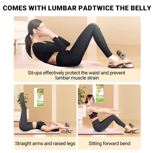 Gymapparatuur Zitbar Push-Up Buik Armen Maag Dijen Benen 