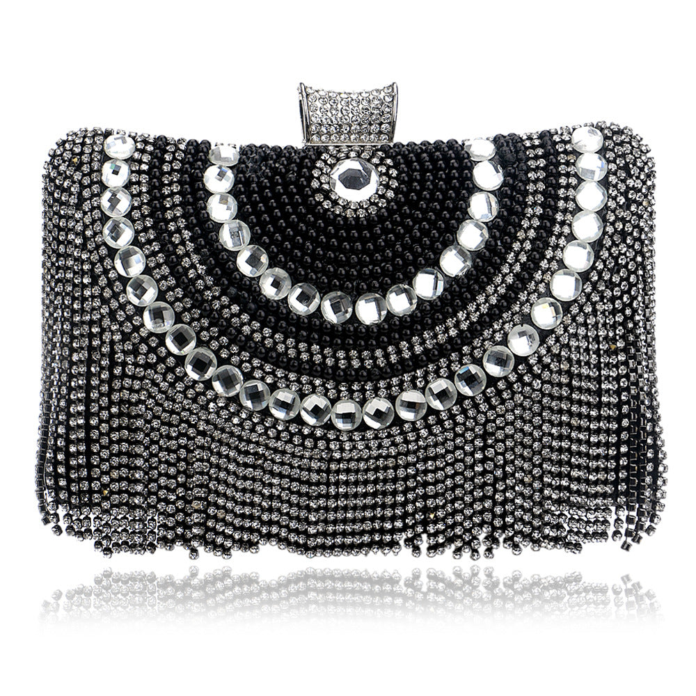 Glam Tassel Evening Clutch – Voor Jouw Stralende Moments