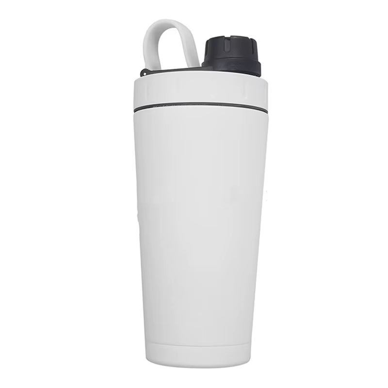 700 ML Rvs Eiwit Shaker - Mengbeker 