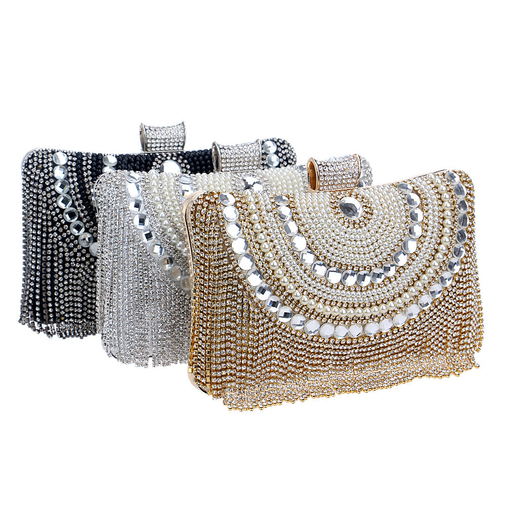 Glam Tassel Evening Clutch – Voor Jouw Stralende Moments