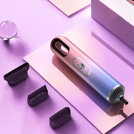 Haardroger Haarstyling 3-in-1 Mini Draagbare Haardroger Krulkam Borstel Krultang Stijltang Handmatige Haardroger